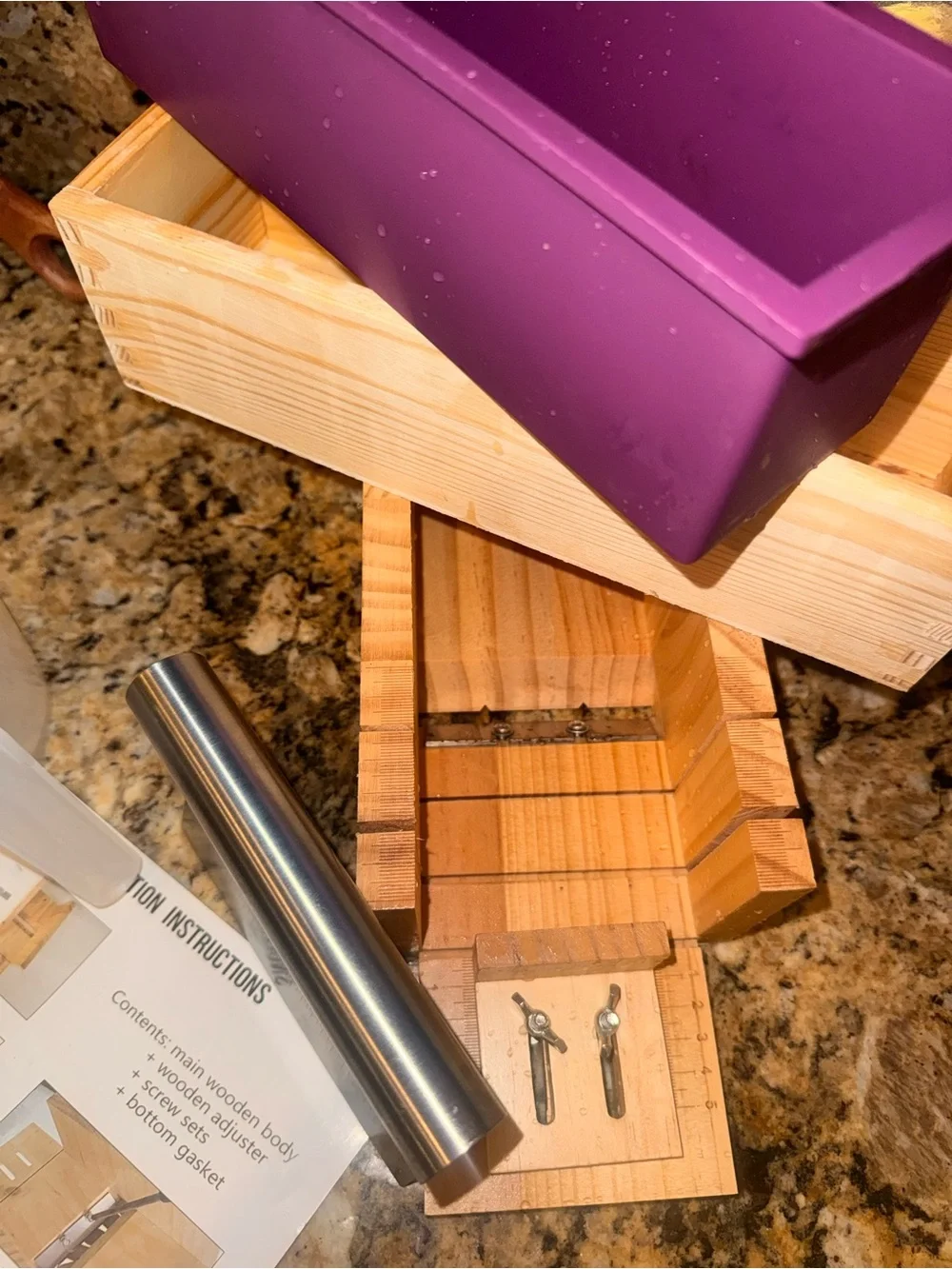 Silicone & Wood Soap Making Kit